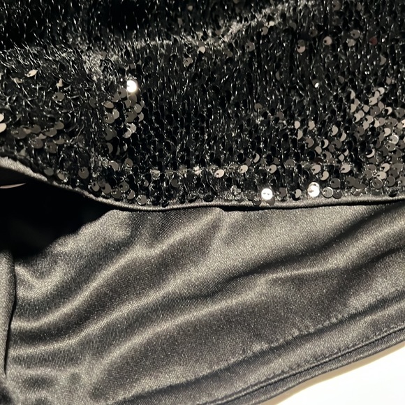 Sequin Black Mini Dress - Picture 10 of 10